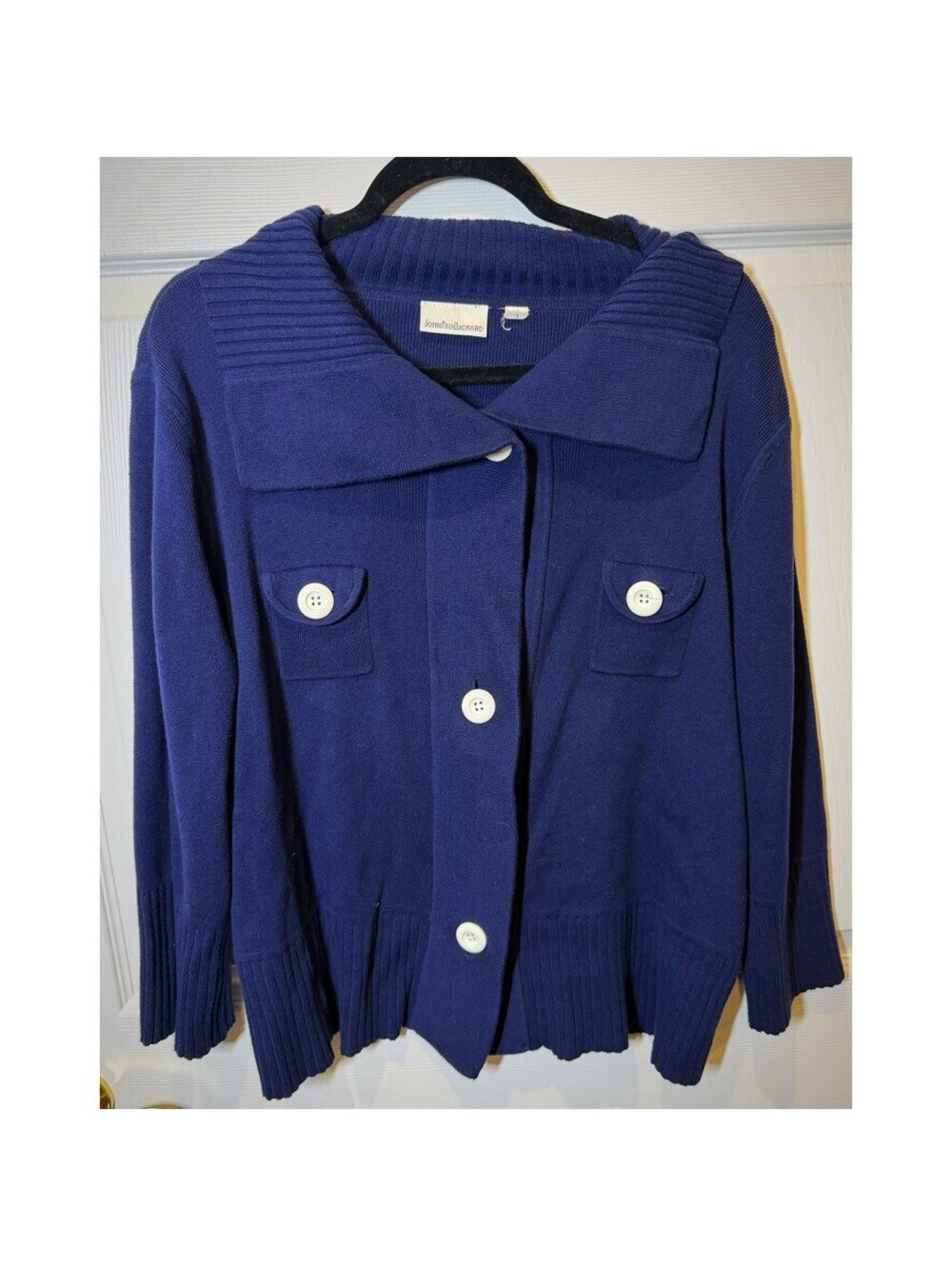 Knit Button Front Cardigan Sweater